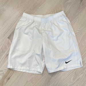Nike Dri-Fit Athletic Shorts Mens Large White